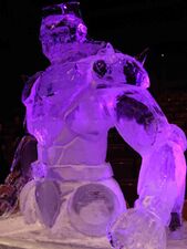 Ice Sculpture used during the Roadshow