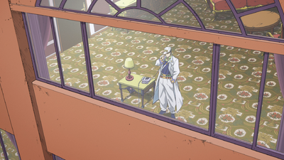 Outside view of Jotaro's room