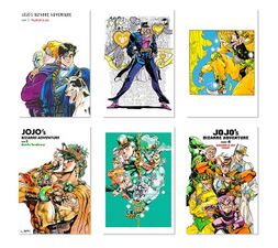 Hirohiko Araki JoJo Exhibition 2012 Postcards