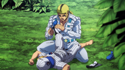 Versus thoroughly searching Emporio's body for the DISC