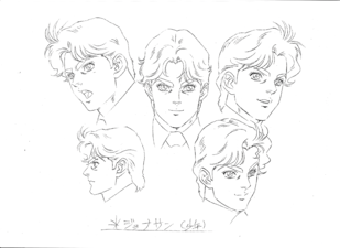 Phantom Blood Movie Young Jonathan Heads of Perspective Model Sheet