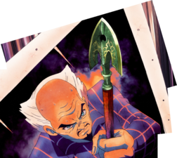 Yoshihiro holds the Arrow, vowing to create more Stand users.