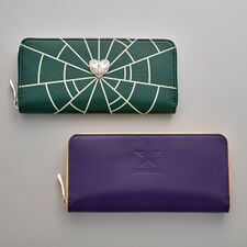 Leather Collection Round Long Wallet