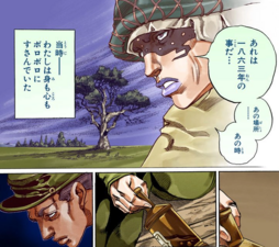 Explaining his past to Johnny