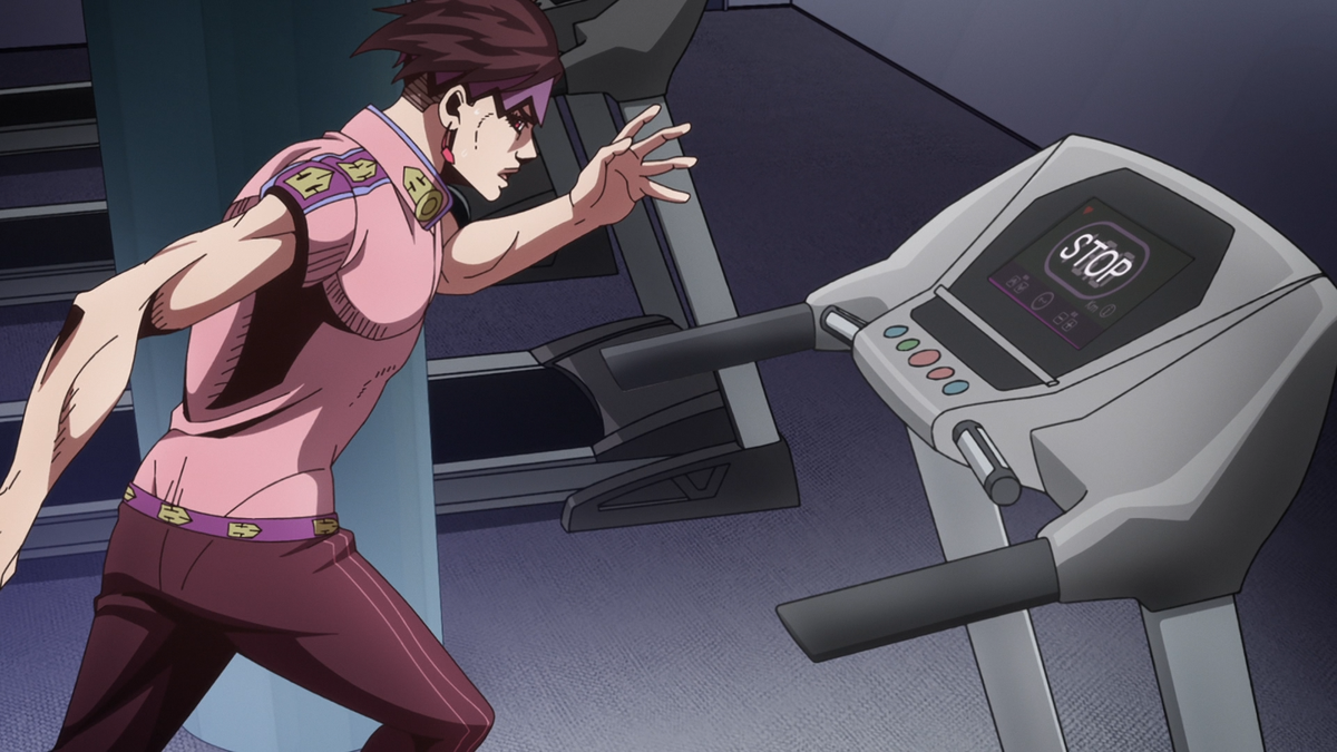 File:tskr9 Rohan Treadmill Stop.png - Jojo's Bizarre Encyclopedia 