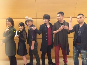 Cast at the "Last Stardust Crusaders" event
