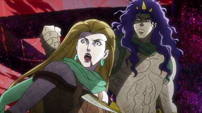 Lisa Lisa tricked and defeated by the real Kars