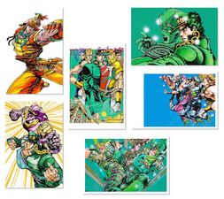 Hirohiko Araki JoJo Exhibition 2012 Postcards