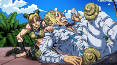 dio brando, giorno giovanna, donatello versus, rikiel, and ungaro