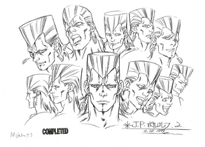 Polnareff's various expressions