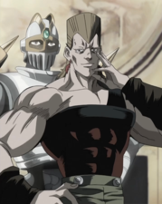 "My Greeting is Overdue. My name is Polnareff. Jean Pierre, Polnareff"