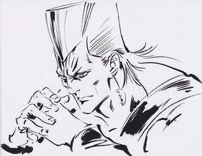 Polnareff from the last page of Illustration Collection #4