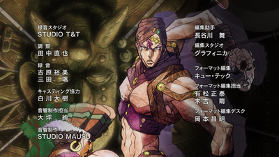 Kars fully revealed in the ending credits (Episode 15 - 18)