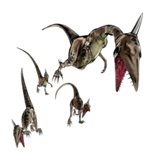 Pequenos dinossauros criados pelo Scary Monsters, Eyes of Heaven