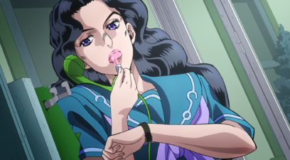 Yukako applies the Cinderella lipstick.png