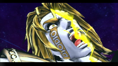 DIO's death, mirroring his defeat at the end of Stardust Crusaders