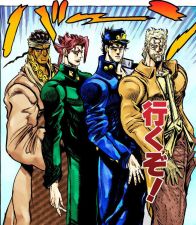 The Crusaders (excluding Polnareff and Iggy)