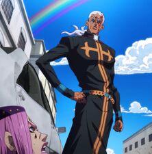 Anasui listens to Puccis explanation.jpg