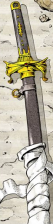 A espada enquanto na posse de Chaka