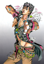 Kenshiro por Araki (Weekly Comic Brunch - Edição de 8 de Janeiro de 2007)