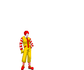 Ronald Summoning "Burger Girl" for a Stand rush