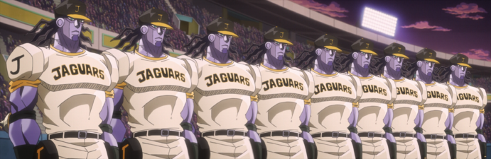 The Jaguars, consisting of a team of Star Platinums