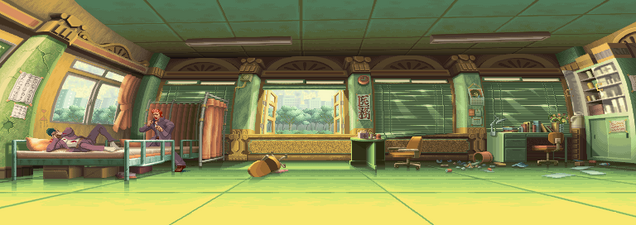Stage Background in the Capcom fighters
