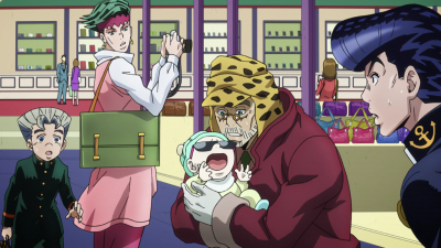 Shizuka crying after Rohan accidentally scares her using his camera's flash