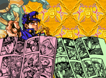 Jojo's Bizarre Adventure [PS1] - play as Boss Vanilla Ice / Iced 