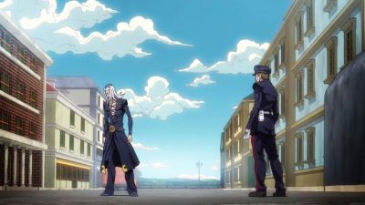 Abbacchio realizes the officer is his former partner