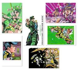 Hirohiko Araki JoJo Exhibition 2012 Postcards