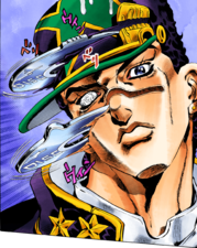 Whitesnake steals Jotaro's disc containing his stand and memories.