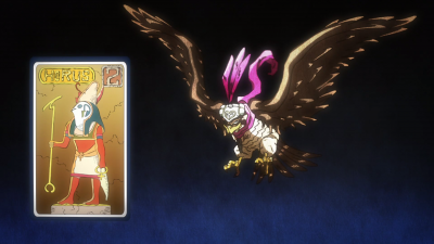 Pet Shop and his Stand's Egypt 9 Glory Gods card