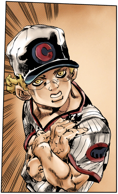 Emporio's manga panel in Chapter 6 Story Mode of Eyes of Heaven intro cutscene