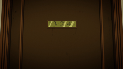 Room 324 door