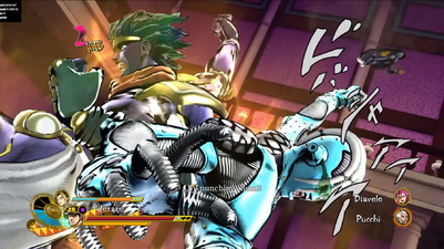 Stone Free teams up with Star Platinum in Jolyne's DHA with Jotaro