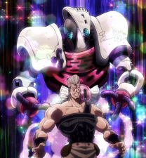 Polnareff shocked at Judgement's sudden appearance