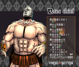 Aztec Chief in the Phantom Blood PS2 game