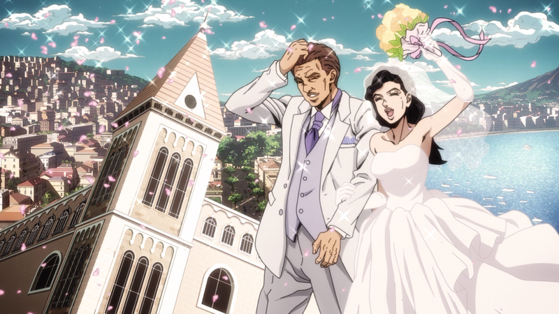File:Giorno's Mom Wedding Anime.png
