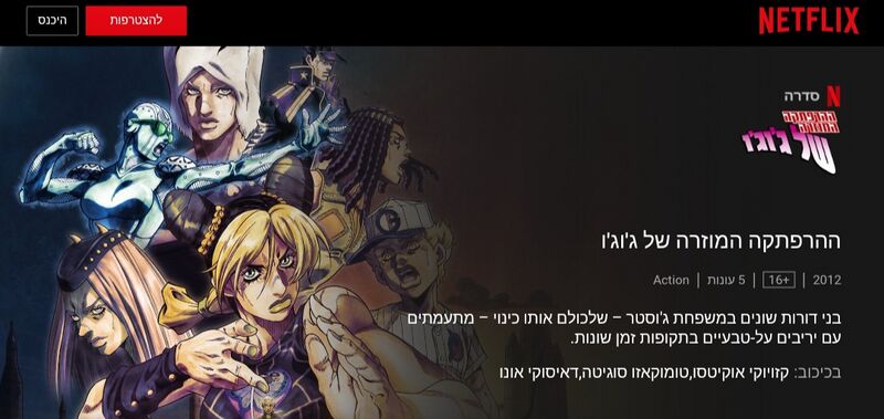 File:JJBA The Animation Netflix Hebrew Homepage.jpg