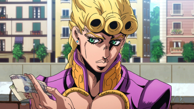 Giorno with money stolen from a female tourist