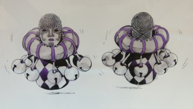 Figure design drawn by Araki for Battle Break:Trading Figure Battle (2011)