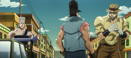 Oingo Boingo Brothers - JJBA: Stardust Crusaders Episode 27 ED animated gif