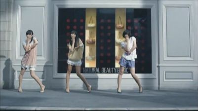 Perfume in the music video "Natural ni Koi Shite"