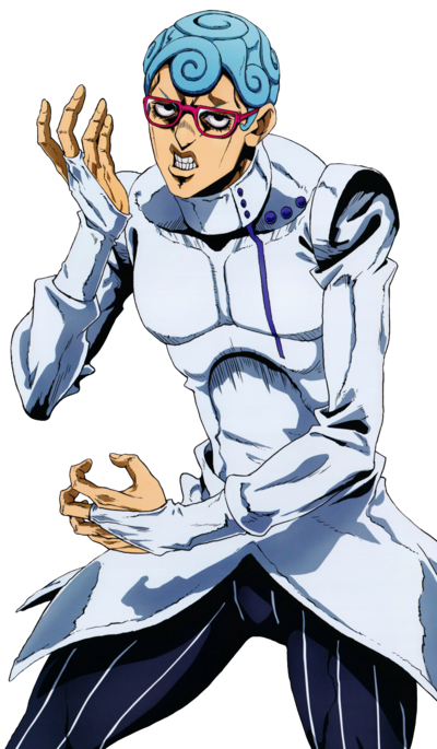 Giaccio and his ice powers, Vento Aureo