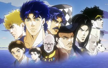 The brave and noble heroes of Phantom Blood