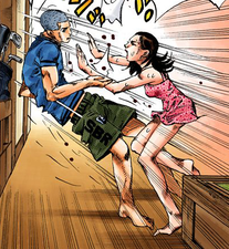 Naoko pushes Gunpei away