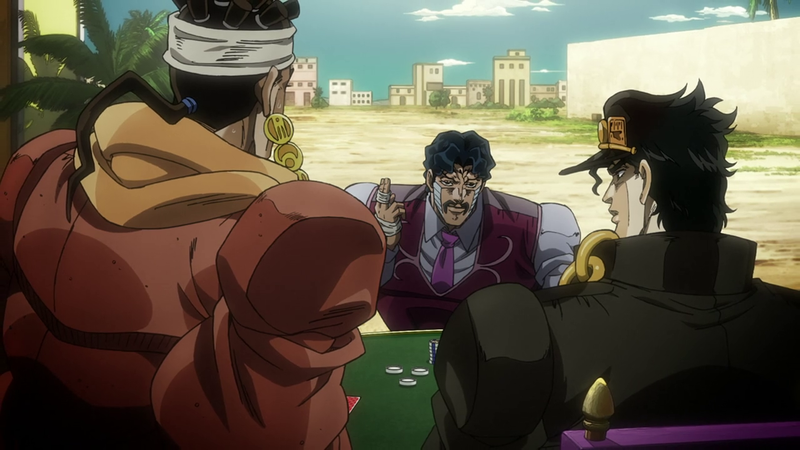 File:Jotaro takes on D'Arby in a game of poker..png