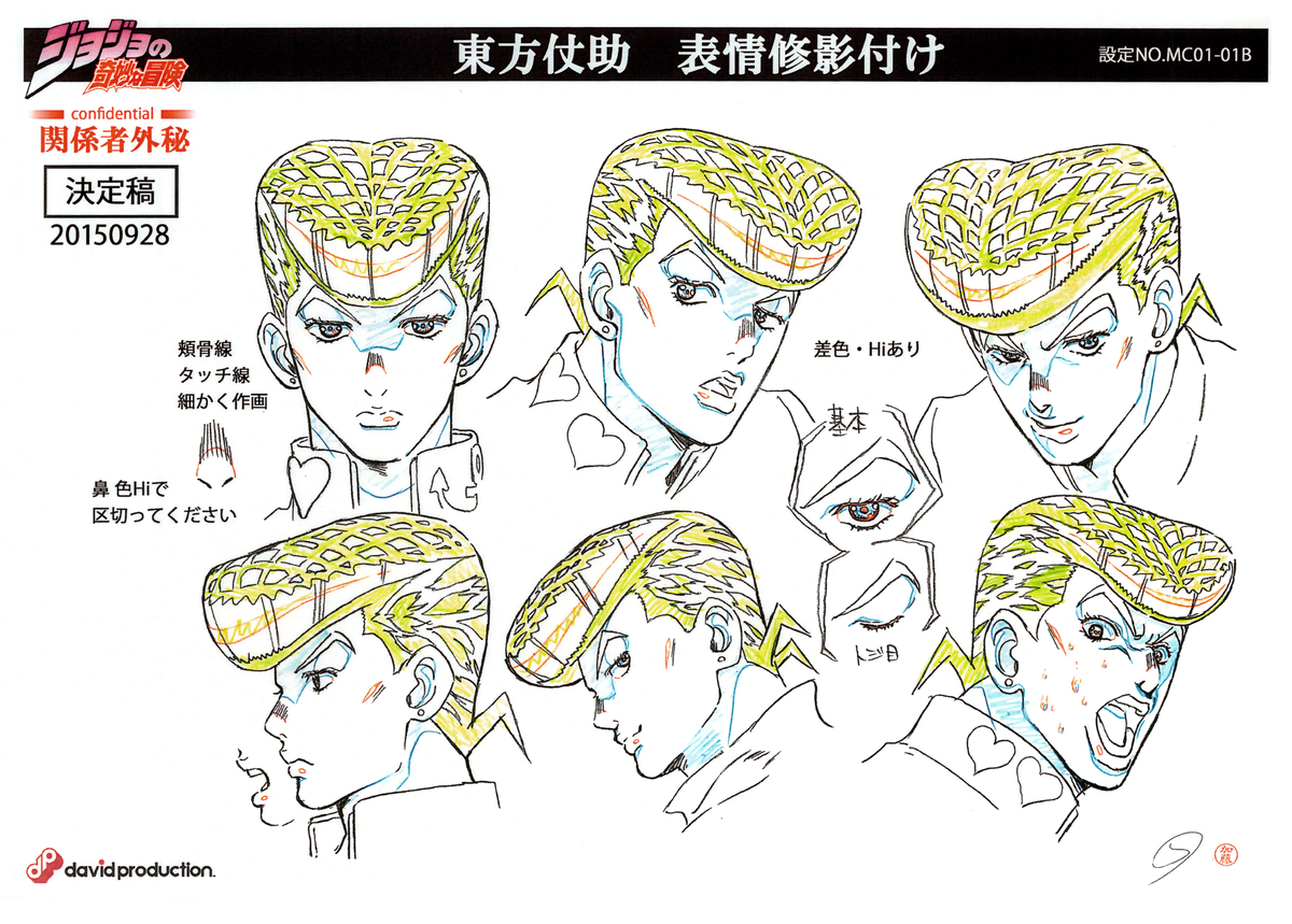 Model Sheet Archive ★ Part 4 - JoJo's Bizarre Encyclopedia | JoJo Wiki