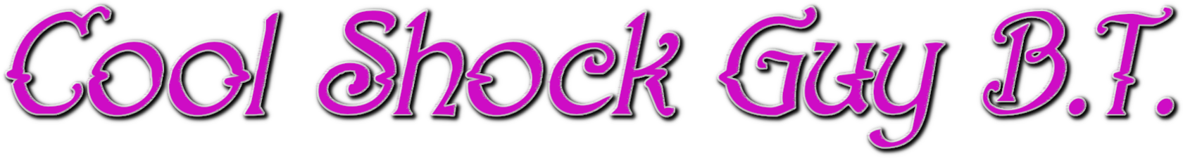 Cool Shock Guy B.T. horizontal logo